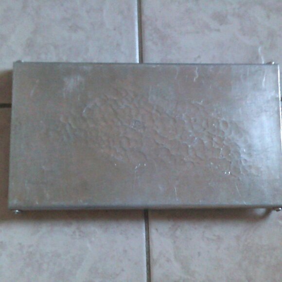 EVERLAST Forged Aluminum Tray Platter Fruits Bountiful Leaves Vintage - Picture 6 of 6